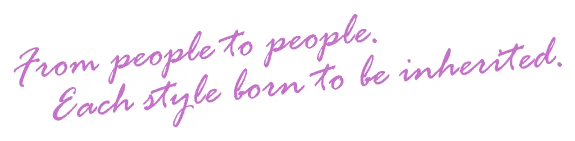 From people to people. Each style from to be inherrted.