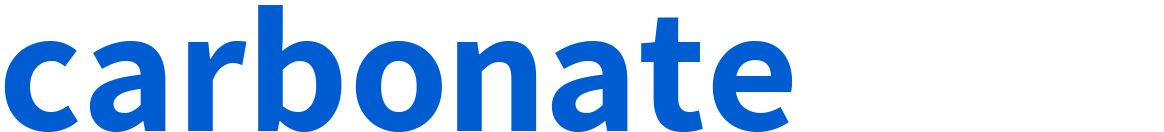 carbonate
